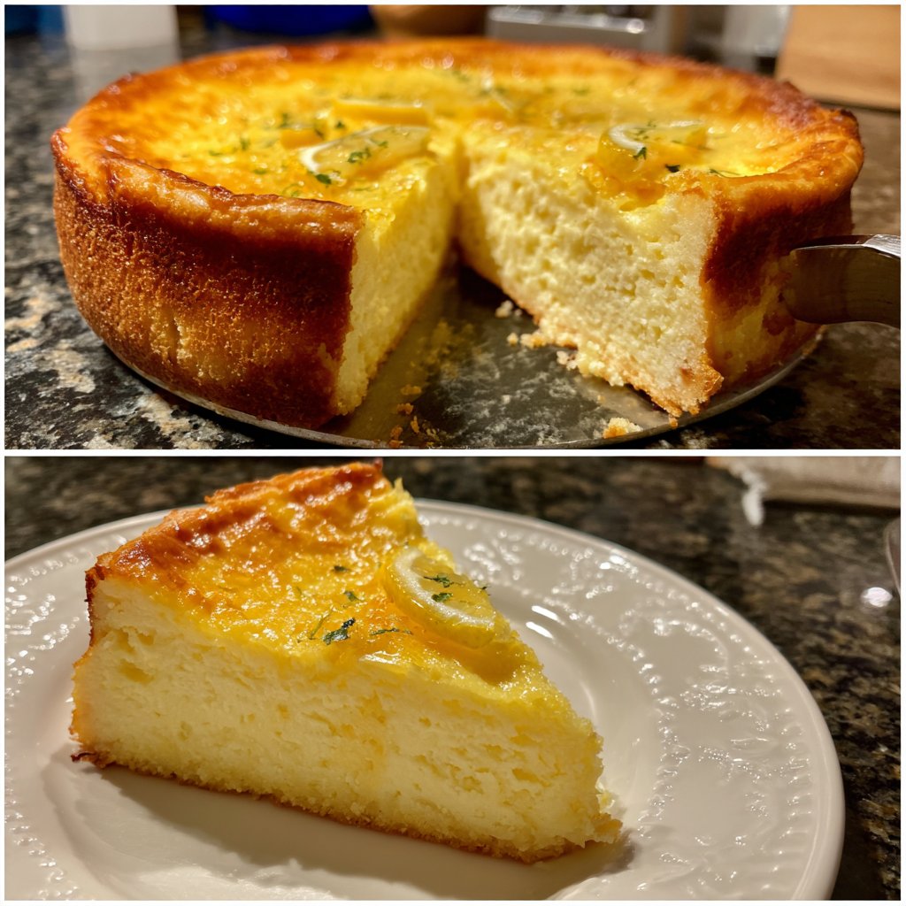 Käsekuchen mit Zitrone