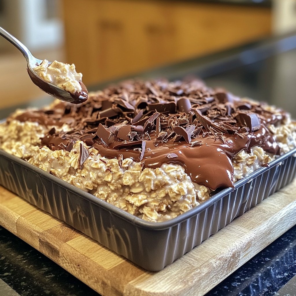 Overnight Oats mit Schokolade