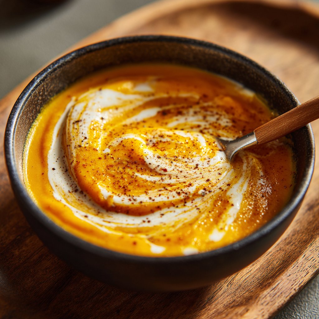 Kürbissuppe püriert fein