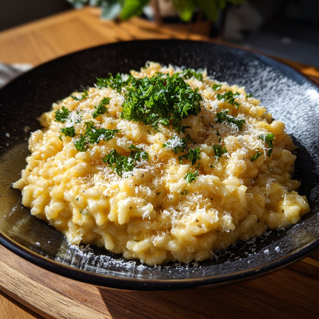 Safranrisotto für ein besonderes Dinner