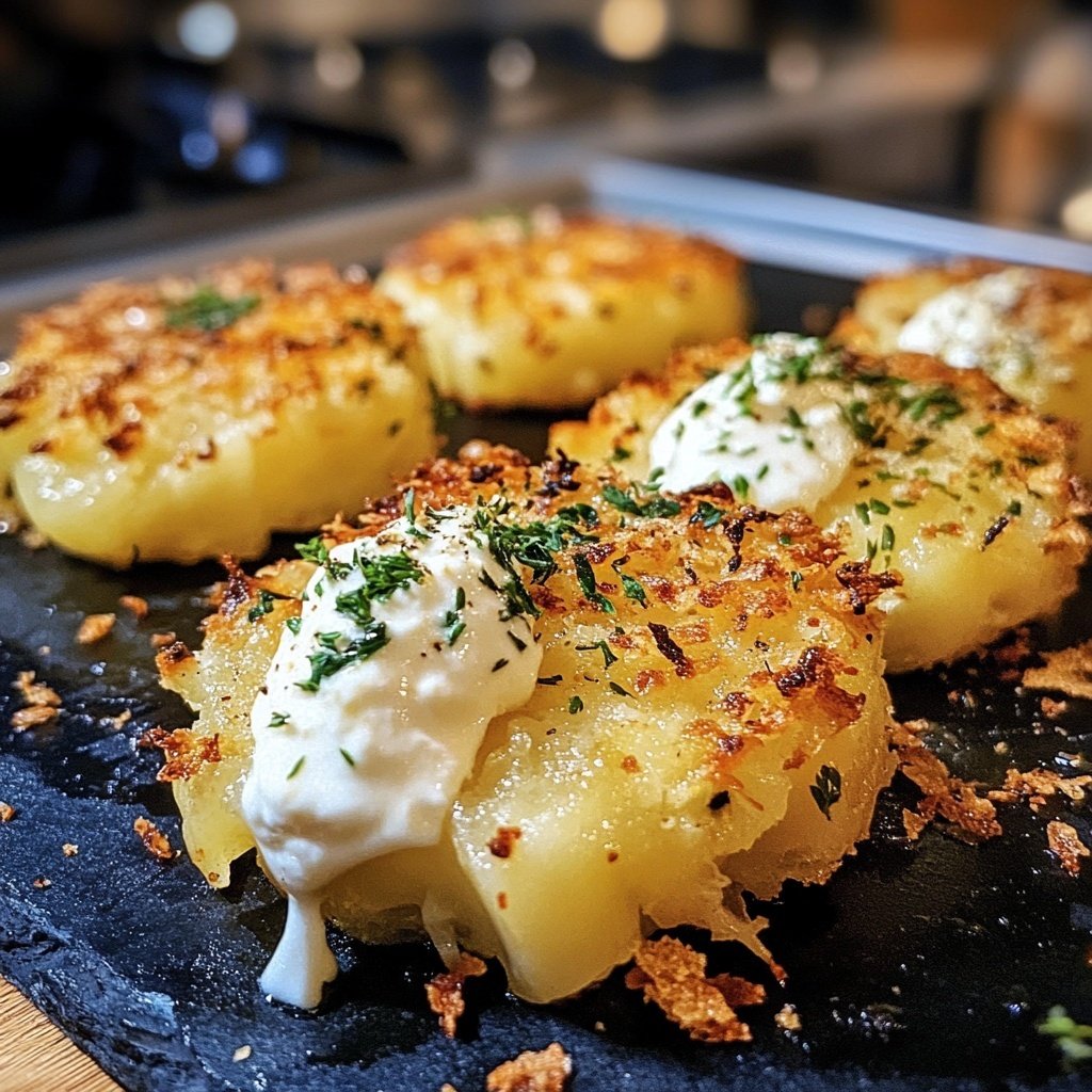 Ofenkartoffeln mit Kräuterquark