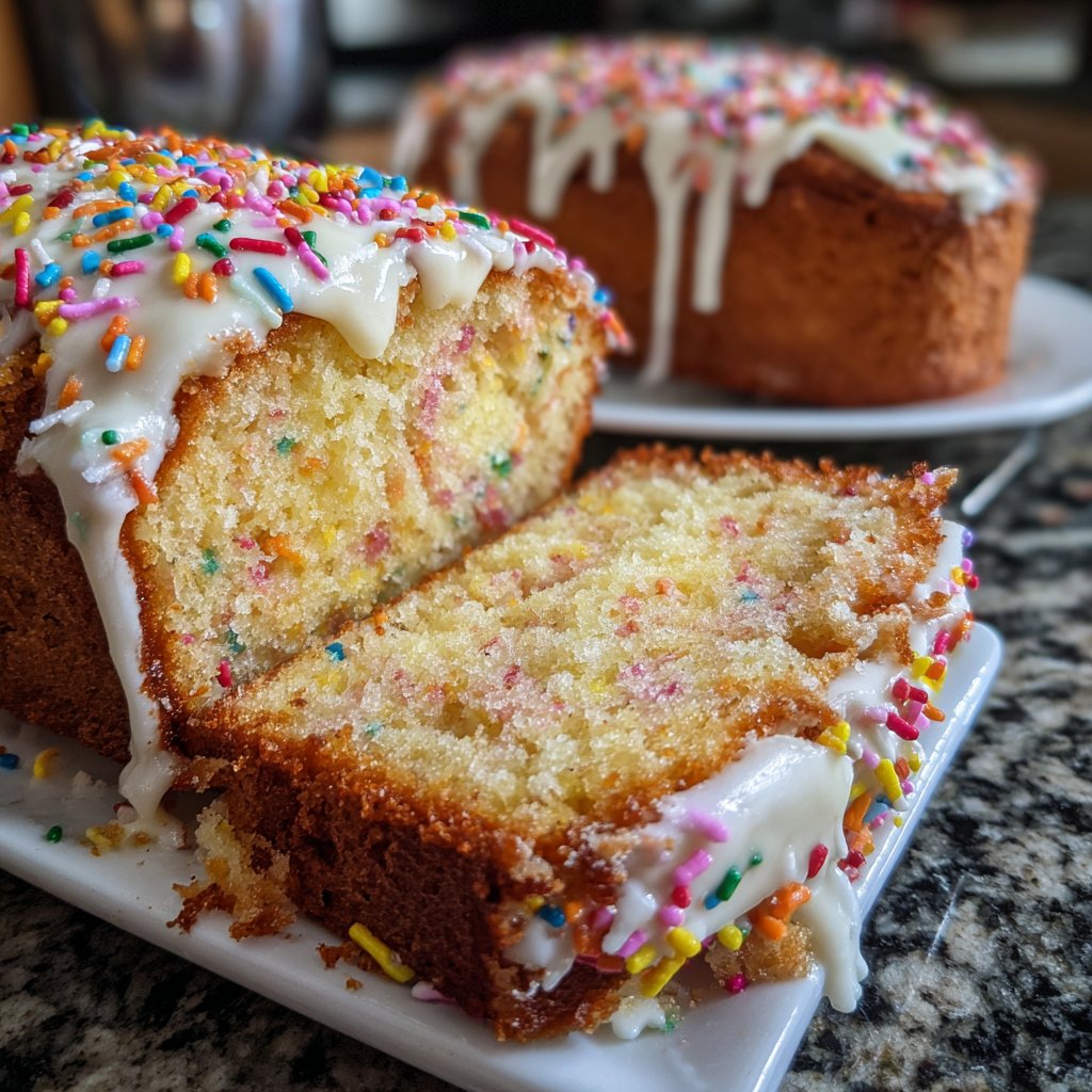 Geburtstagskuchen mit Streuseln