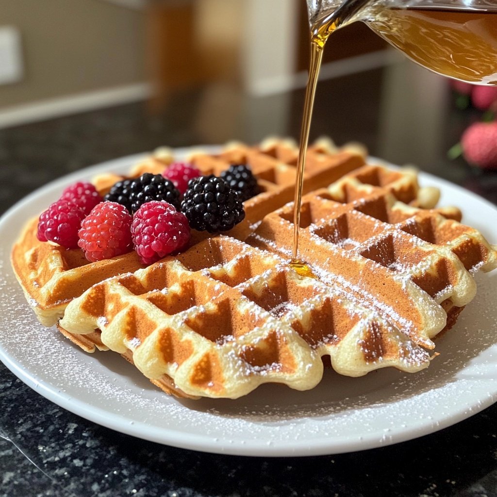 Waffeln für die Familie